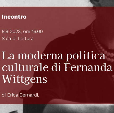 La moderna politica culturale di Fernanda Wittgens